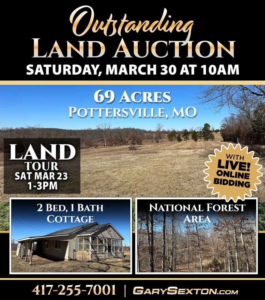 Outstanding Land Auction Pottersville, Missouri, 9517 CR 7950