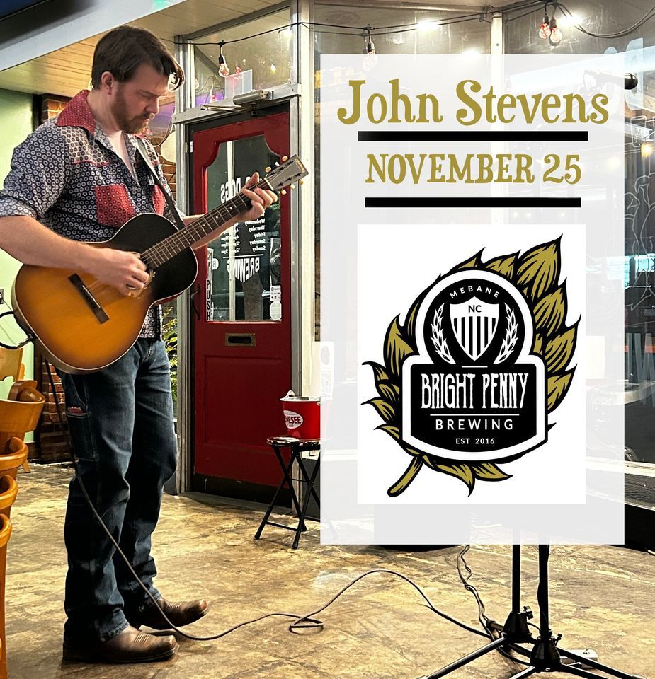 John Stevens Live, Bright Penny Brewing, Mebane, November 25 2023