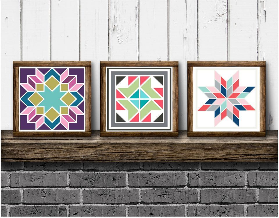 Framed Barn Quilts City of Middleton Parks and Recreation