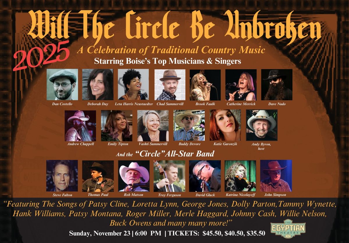 Will The Circle Be Unbroken at Egyptian Theatre - ID, 23 November | Event in Boise | AllEvents