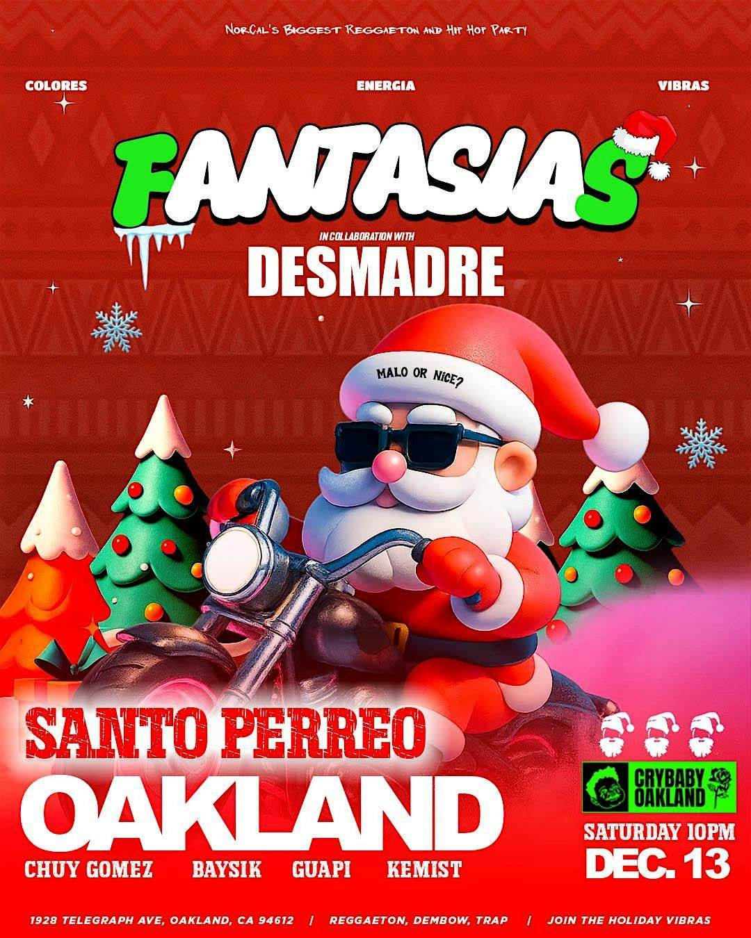 DESMADRE x FANTASÍAS w/ Kemist + Guapi B2B Baysik + Chuy Gomez, 13 December | Event in Oakland | AllEvents