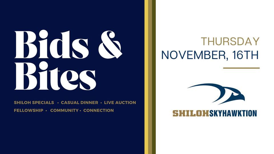 Skyhawktion Bids & Bites, Shiloh Christian School, Bismarck, November
