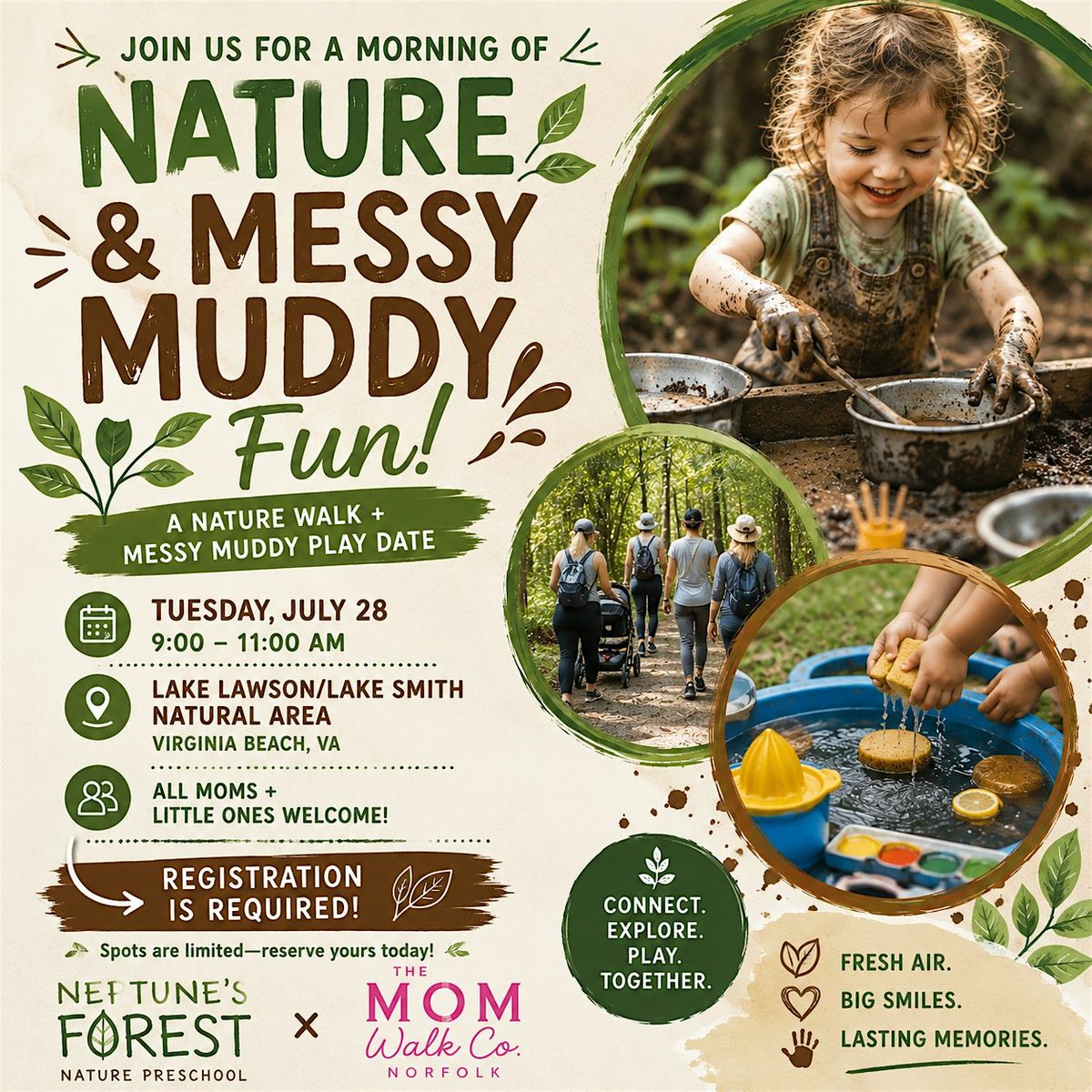 Messy Muddy Play Date, 5381 Shell Rd, Virginia Beach, 28 July 2026 ...