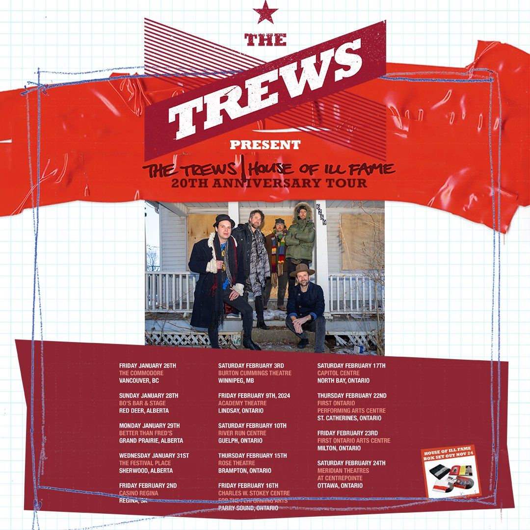 The Trews at The Danforth Music Hall, 6 December | Event in Toronto | AllEvents