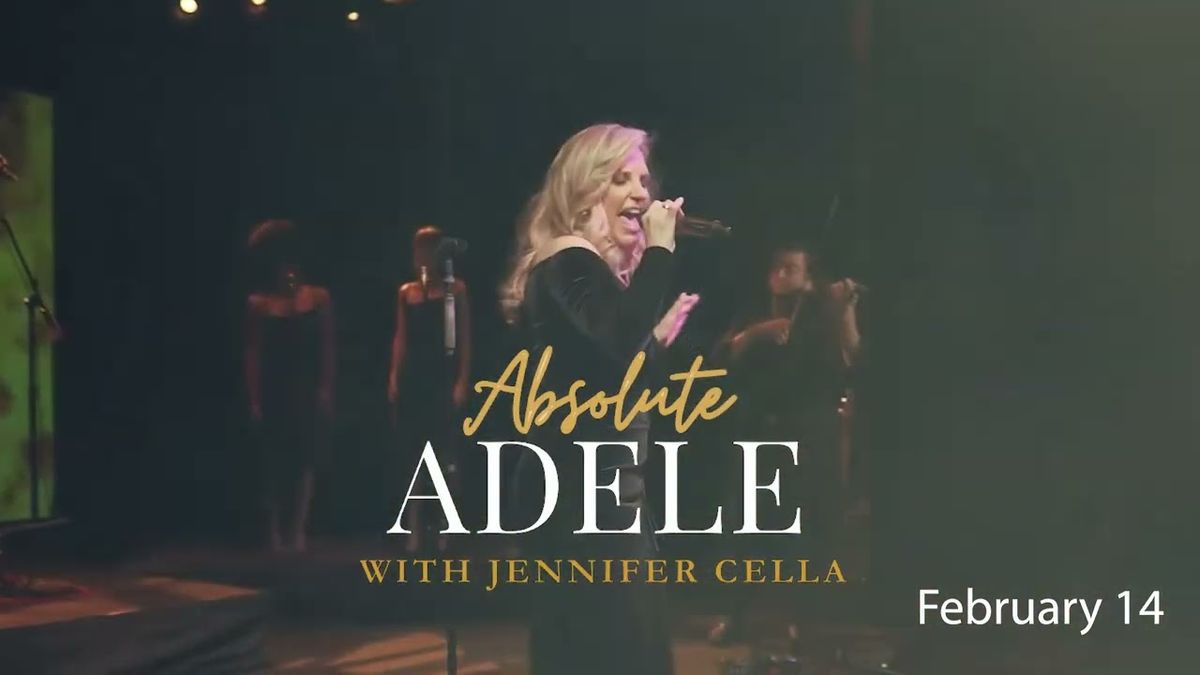 Absolute Adele Tribute With Jennifer Cella, 13 February | Event in Provo | AllEvents