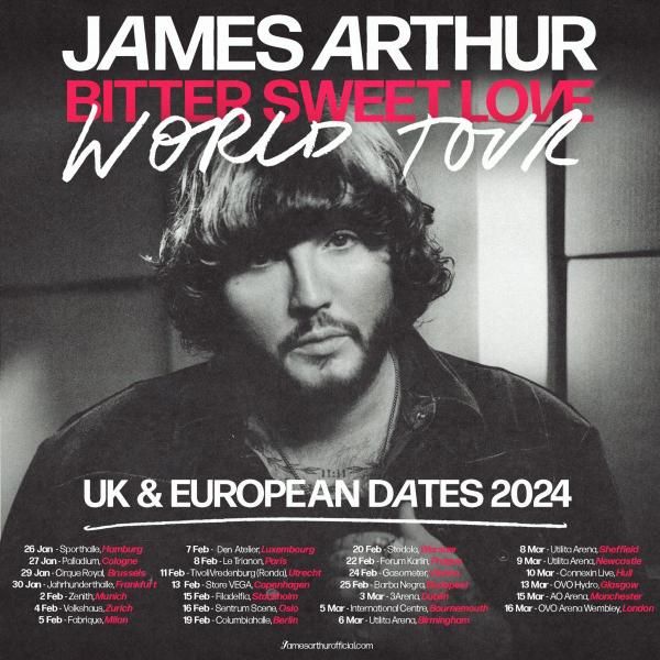 James Arthur Sheffield Tickets, 13 February | Event in Sheffield | AllEvents