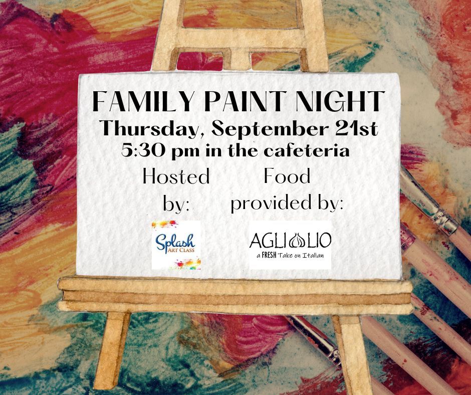Family Paint Night, Everglades Elementary, West Palm Beach, September