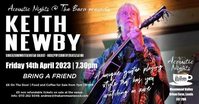 KEITH NEWBY | In concert | The Barn Coffee Shop | Meanwood