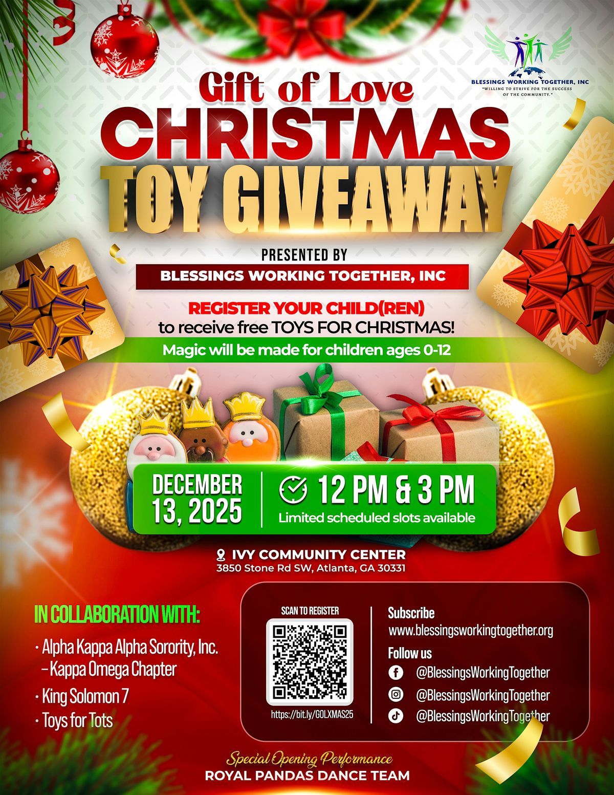 Gift of Love Christmas Toy Giveaway