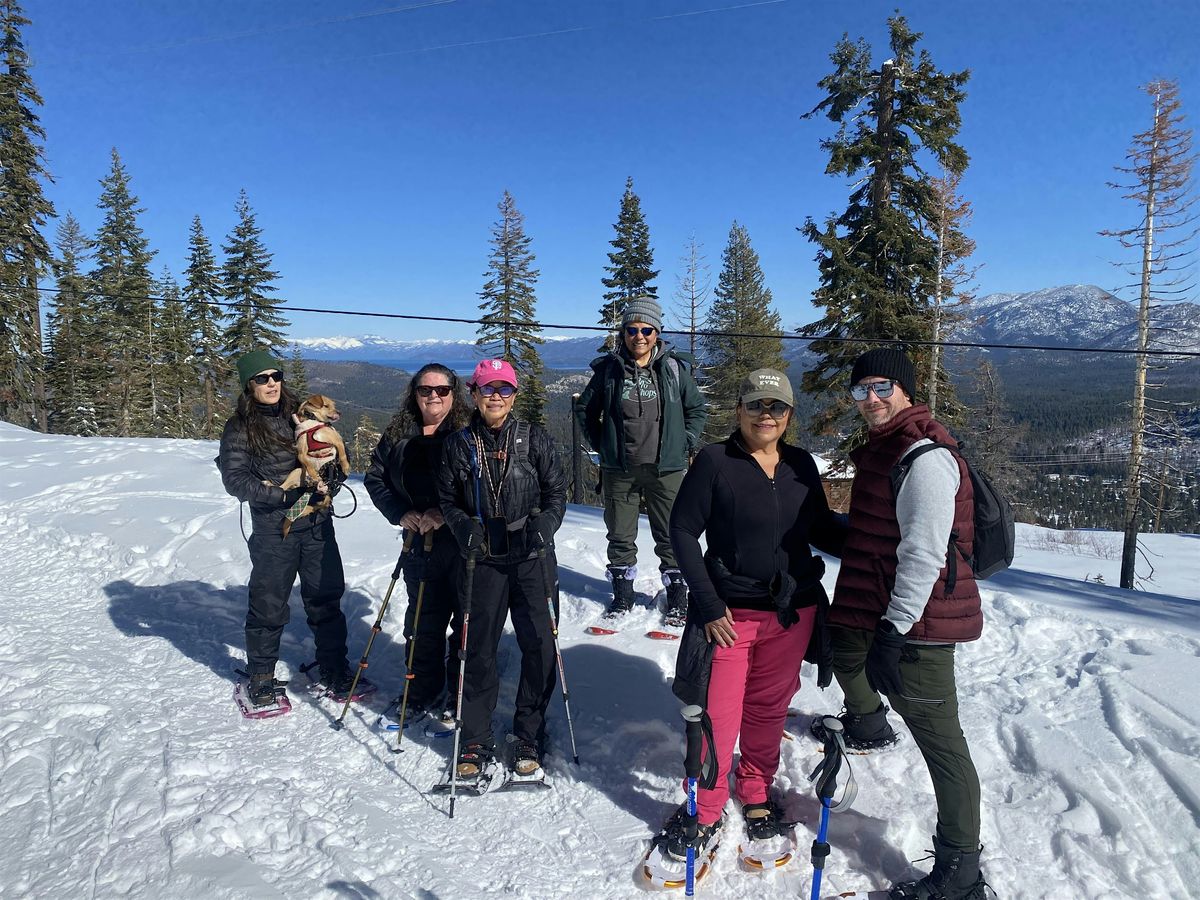 Snowshoeing at Donner Summit