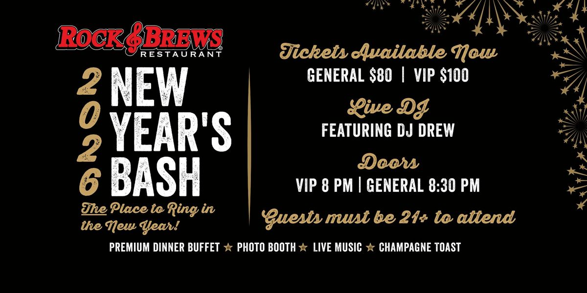 Rock & Brews Grapevine New Year's Bash, 31 December | Event in Grapevine | AllEvents