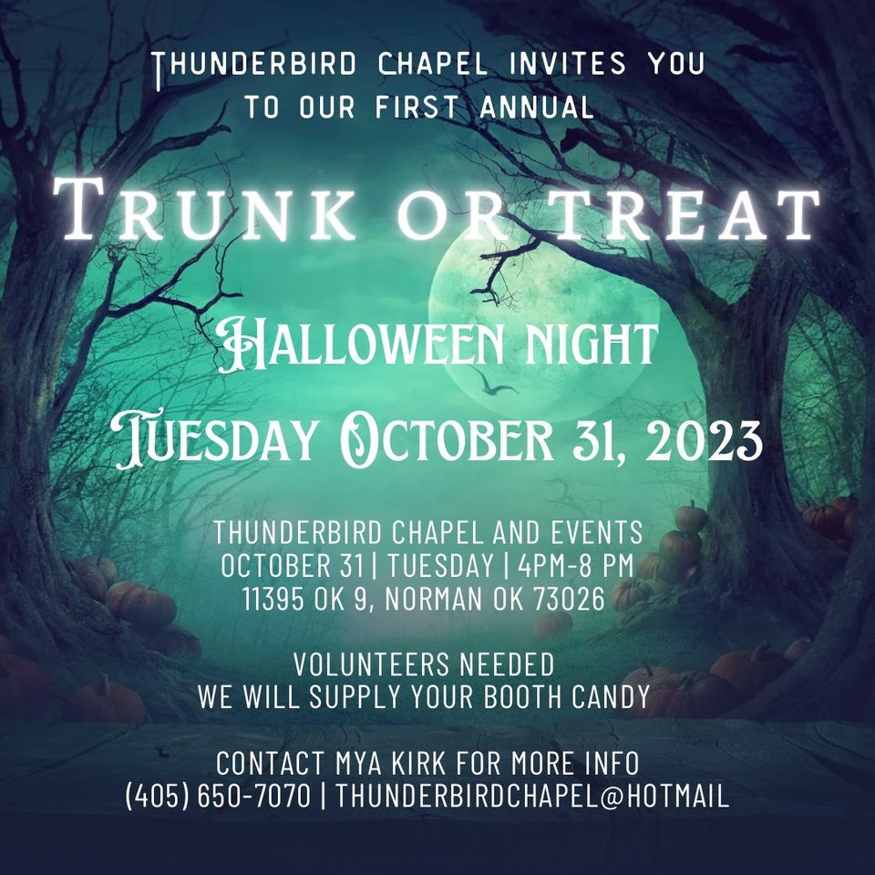 Thunderbird Chapel Trunk or Treat, Thunderbird Chapel and Events