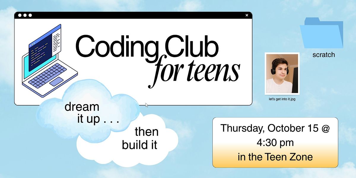 Coding Club for Teens, American Fork Library, 15 October 2026 | AllEvents