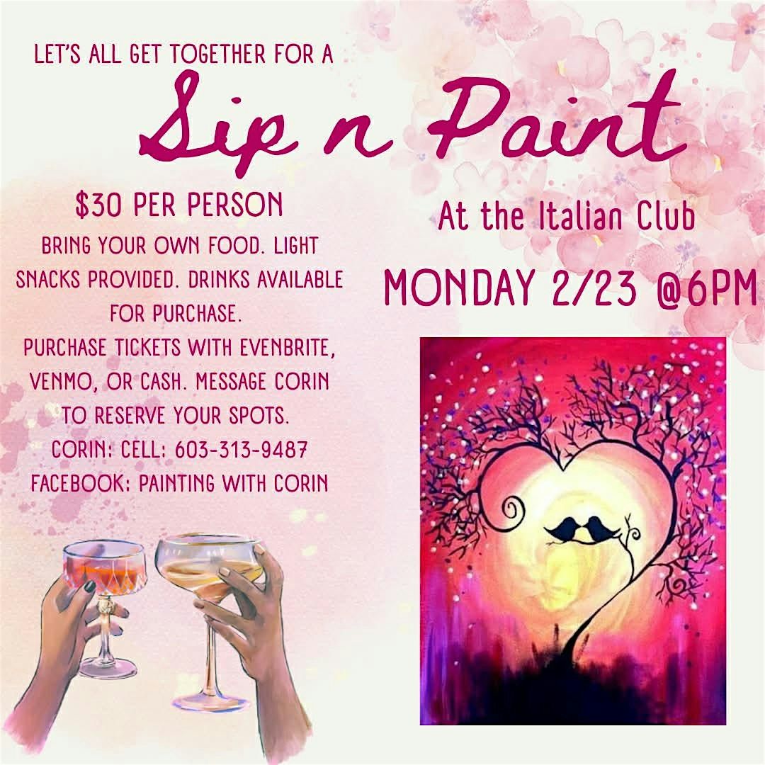 Paint Night at the Italian Club