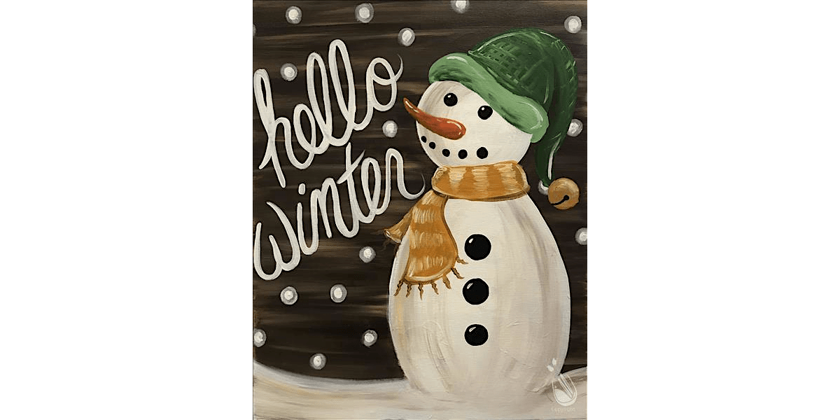 Hello Winter - Paint and Sip in New Braunfels | Classpop!™, 31 December | Event in New Braunfels | AllEvents