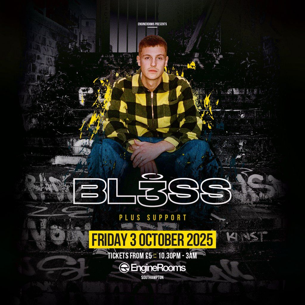 Bl3ss | Southampton Freshers 2025, 3 October | Event in Southampton | AllEvents