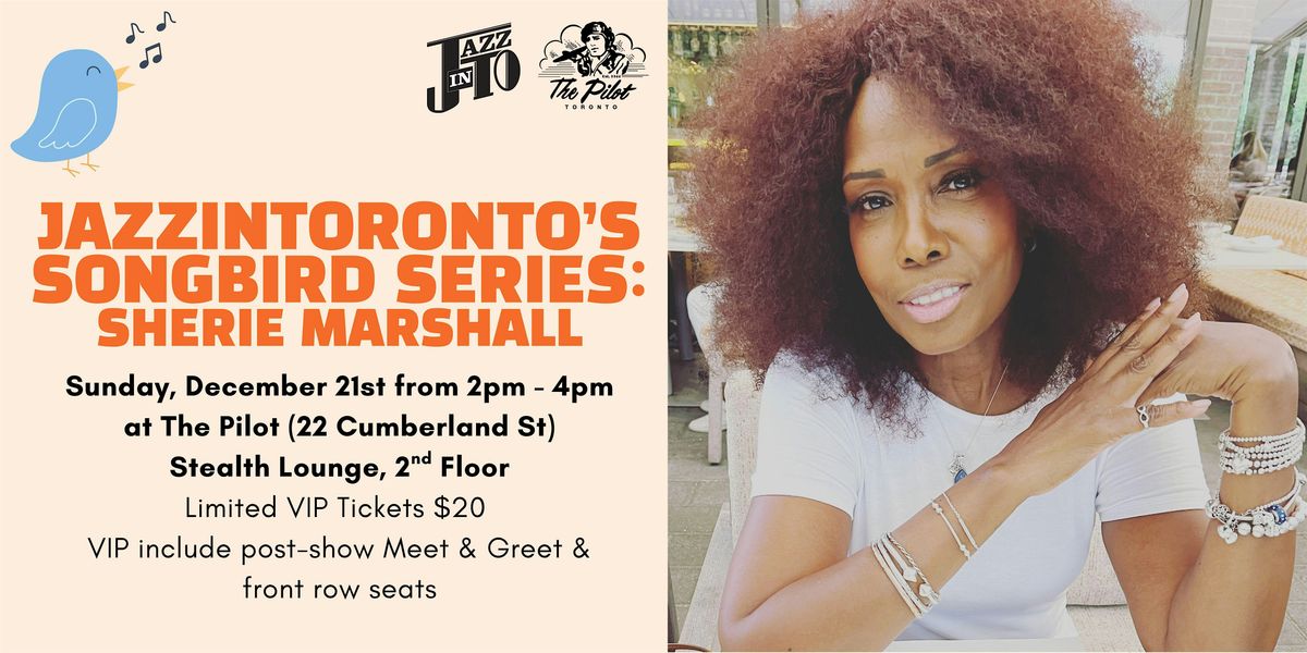 JazzInToronto's Songbird Series: Sherie Marshall, 21 December | Event in Toronto | AllEvents