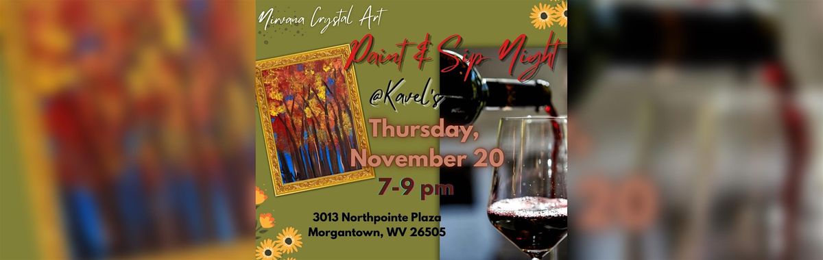 Paint & Sip Night, 20 November | Event in Morgantown | AllEvents