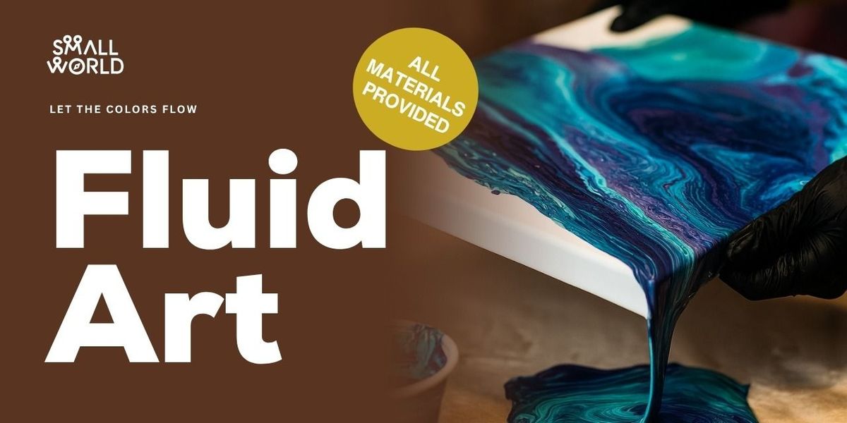 Fluid Art Workshop — event poster