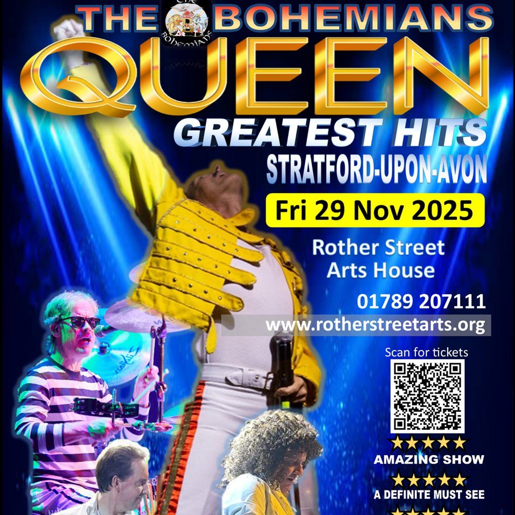 Queen Greatest Hits with The Bohemians | Event in Stratford Upon Avon | AllEvents