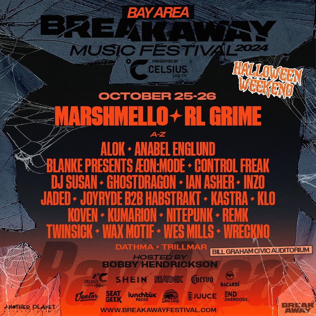 Breakaway Music Festival with RL Grime, Control Freak, Inzo and more (Saturday Pass), 26 October | AllEvents