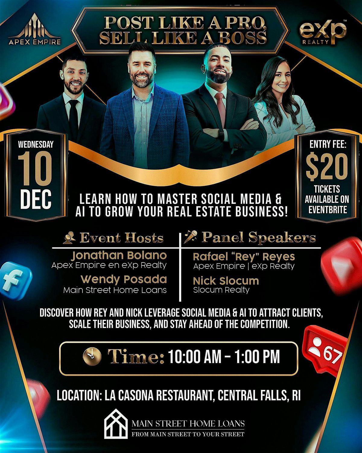 Post Like a Pro, Sell Like a Boss, 10 December | Event in Central Falls | AllEvents