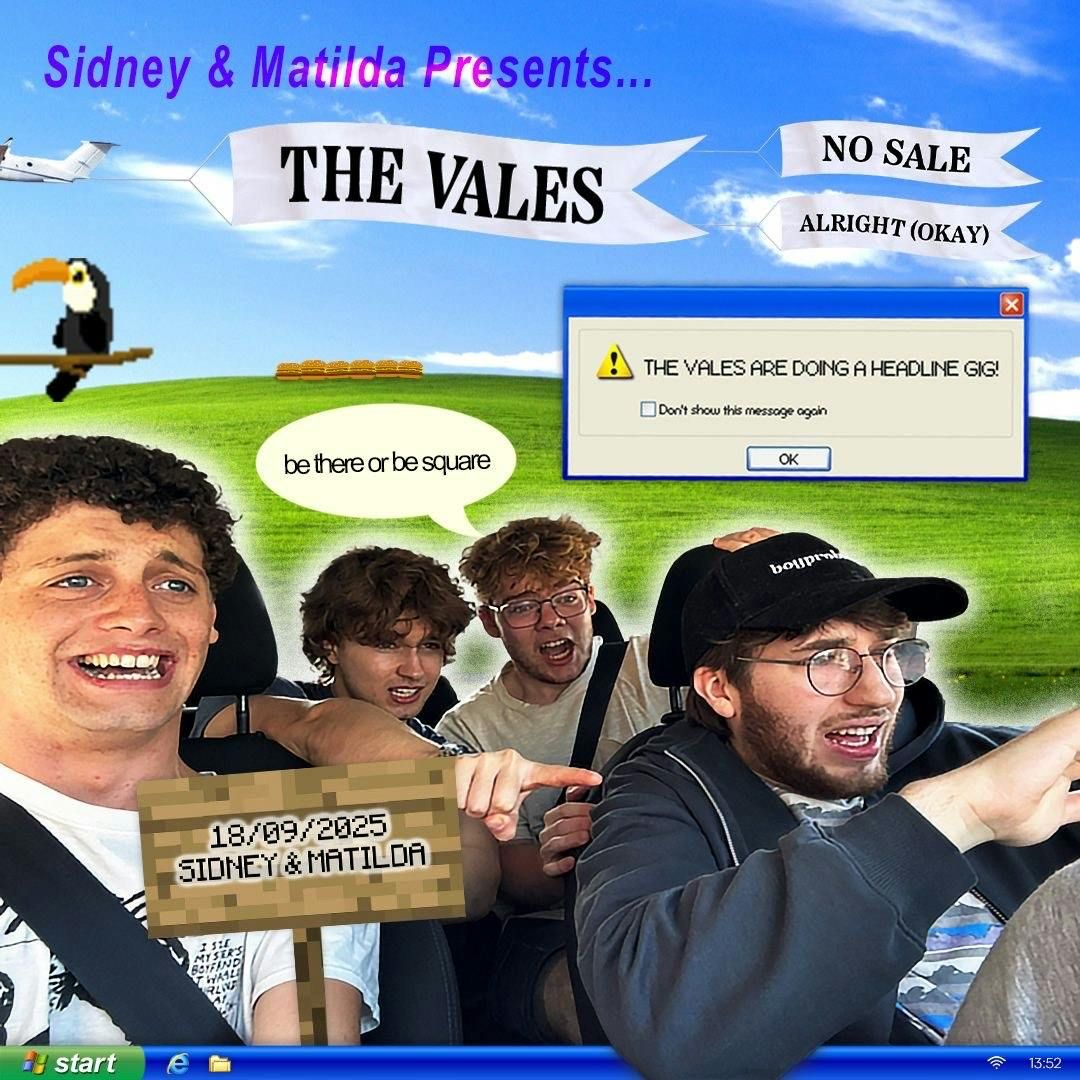 The Vales + No Sale + Alright (Okay) , 18 September | Event in Sheffield | AllEvents