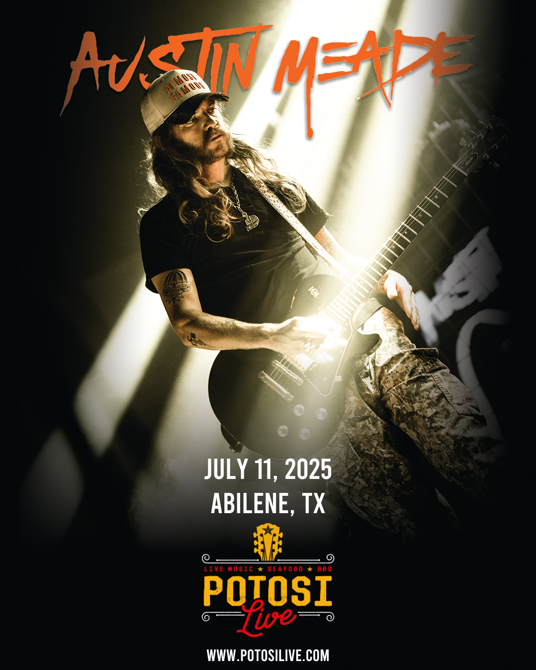 Austin Meade at Brewster Street Ice House, 23 August | Event in Corpus Christi | AllEvents