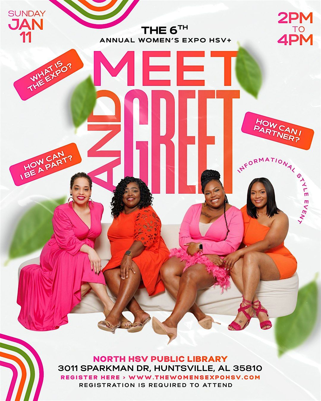 Women's Expo Hsv Meet & Greet, 11 January | Event in Huntsville | AllEvents