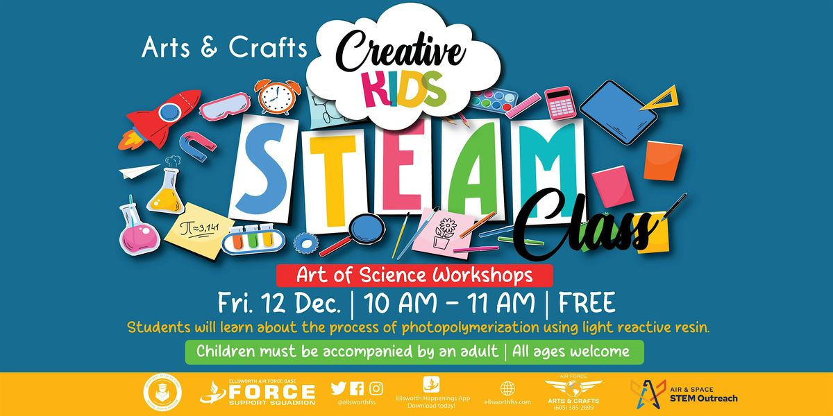 EAFB Creative Kids STEAM Class December, 12 December | Event in Ellsworth Air Force Base | AllEvents