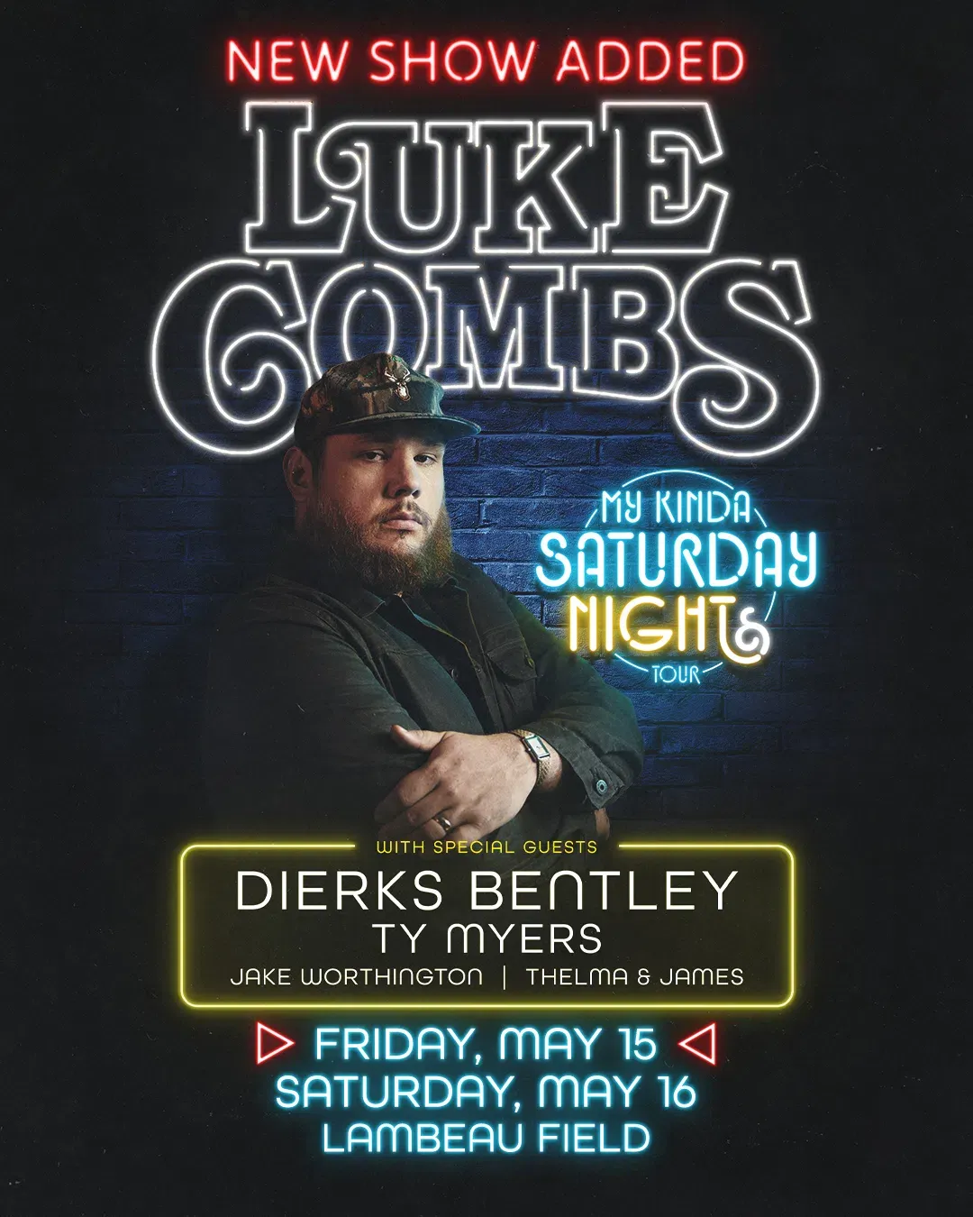 Luke Combs  Dierks Bentley  Ty Myers & Thelma and James, 20 March | Event in Las Vegas | AllEvents