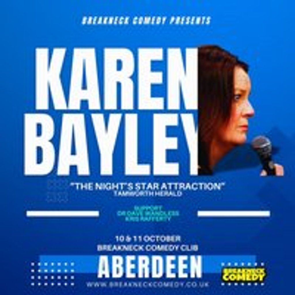 Karen Bayley, 11 October | Event in Aberdeen | AllEvents