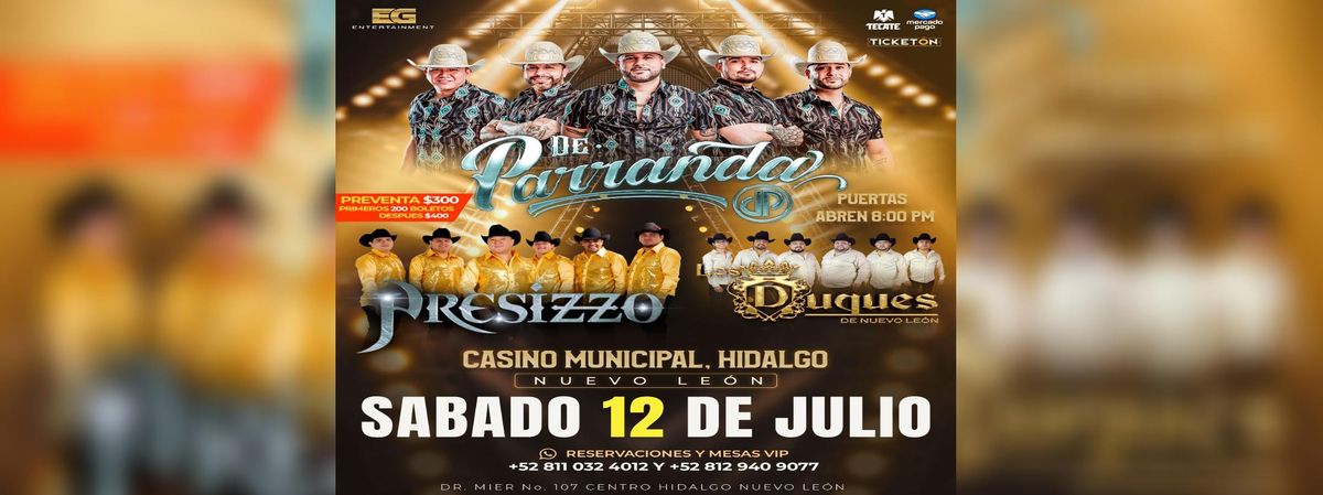 DE PARRANDA Y MAS , 12 July | Event in General Escobedo | AllEvents