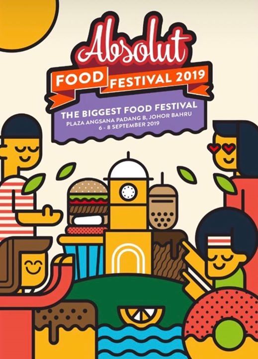 Absolut Food Festival 2019, Angsana Johor Bahru Mall, September 6 to