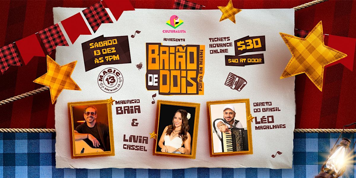 Baiāo de Dois, 13 December | Event in Miami | AllEvents