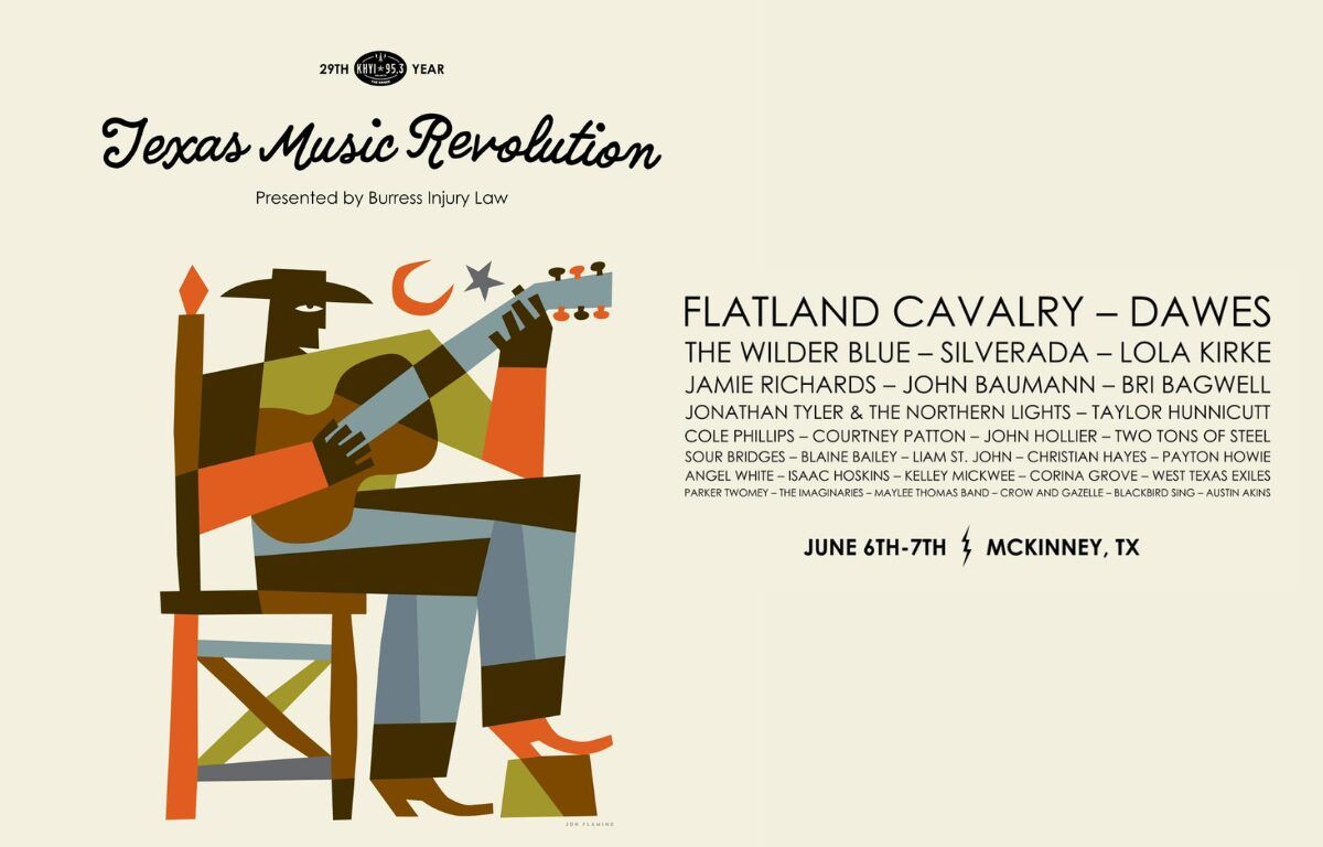 KHYI's Texas Music Revolution: Flatland Cavalry  The Wilder Blue  Dawes & Silverada - 2 Day Pass, 5 June