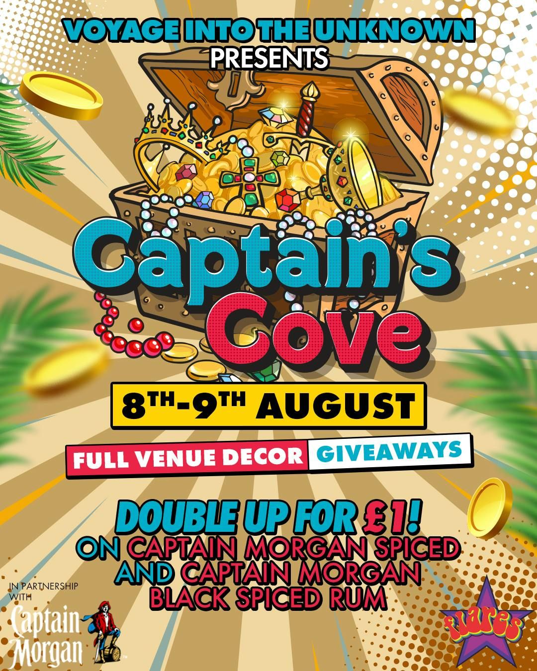 Captain's Cove Friday 🏴‍☠️, 8 August | Event in Doncaster | AllEvents