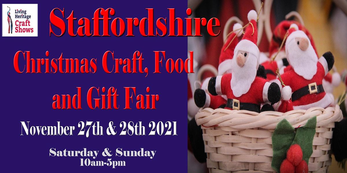 Staffordshire Christmas Craft Food And Gift Fair Stafford Showground Ltd November 27 To November 28 Allevents In Christmas Craft Fairs 2021