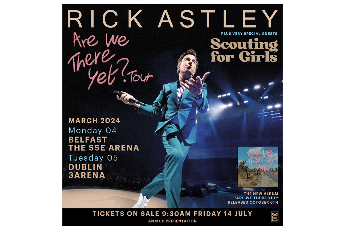 Rick Astley at Utilita Arena Newcastle, 11 April | Event in Newcastle Upon Tyne | AllEvents