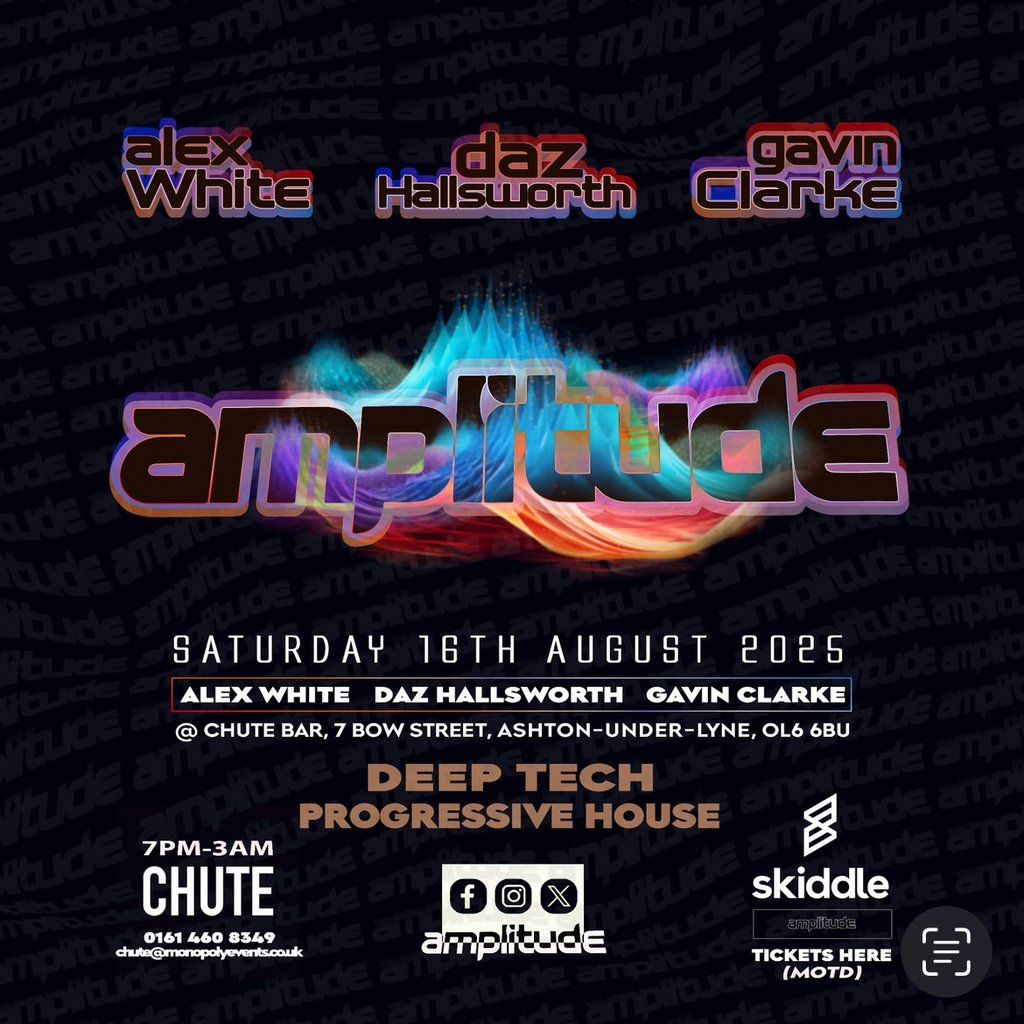 Amplitude, 16 August | Event in Hyde | AllEvents