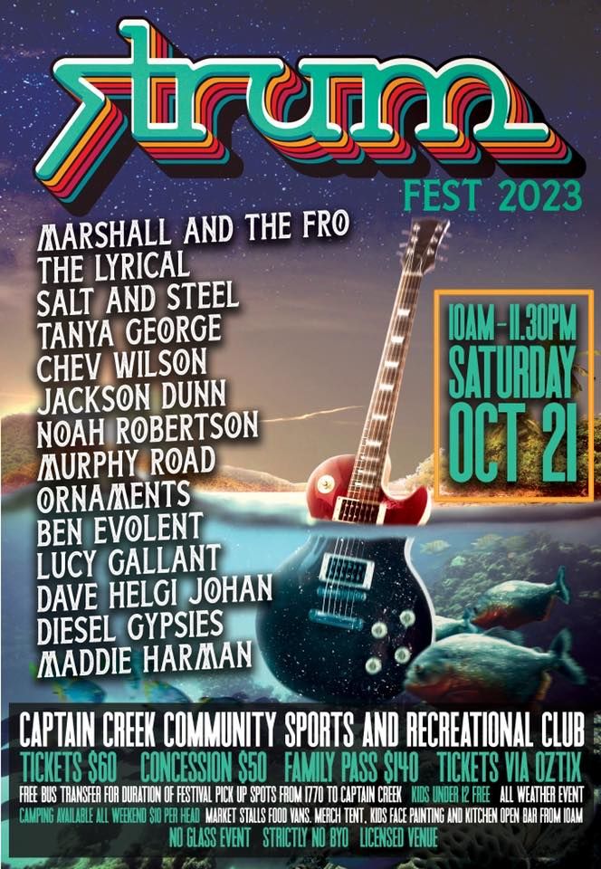 Strum fest 2023, Captain Creek Community Sport & Recreation Association