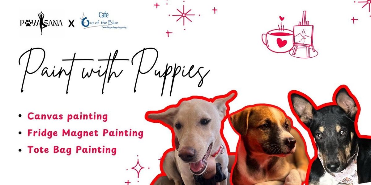 Paint with Puppies by Pawasana | Event in Mumbai | AllEvents