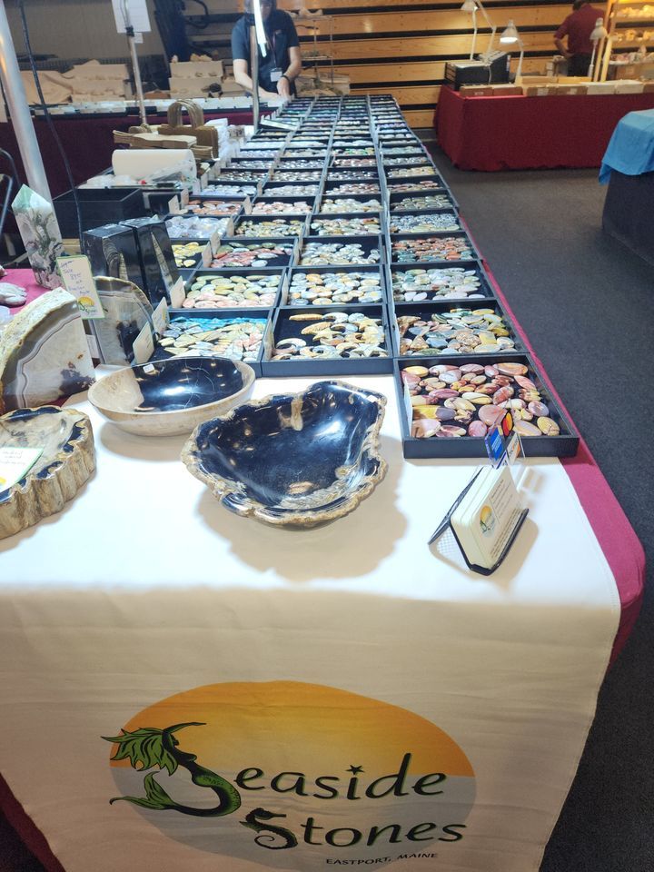 Seaside Stones at the Clear Lake Gem and Mineral Show, Pasadena