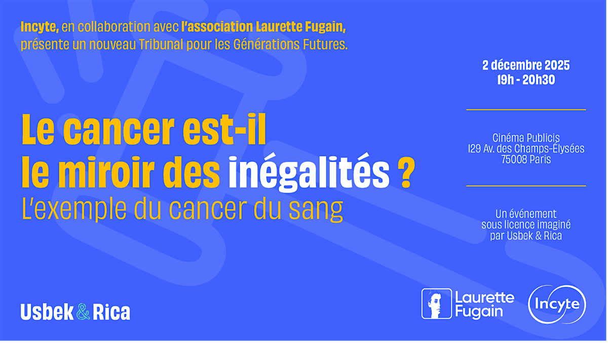 La cancer, miroir des inégalités ? Tribunal pour les générations futures, 2 December | Event in Paris