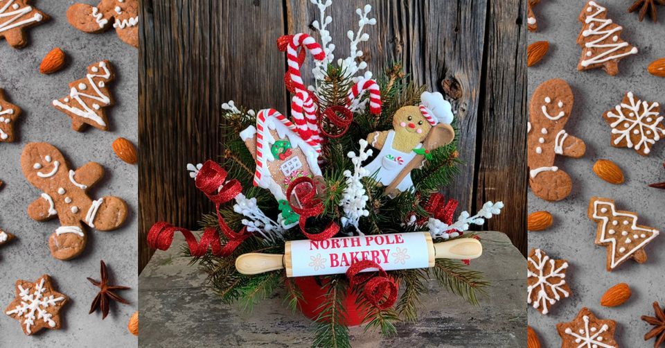 Make & Take A Gingerbread Arrangement, Casey's Outdoor Solutions Garden