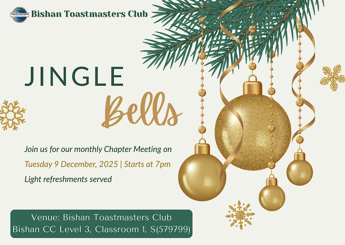 Jingle Bells, Confident Voices — Grow Your Public Speaking with Us!, 9 December | Event in Singapore | AllEvents