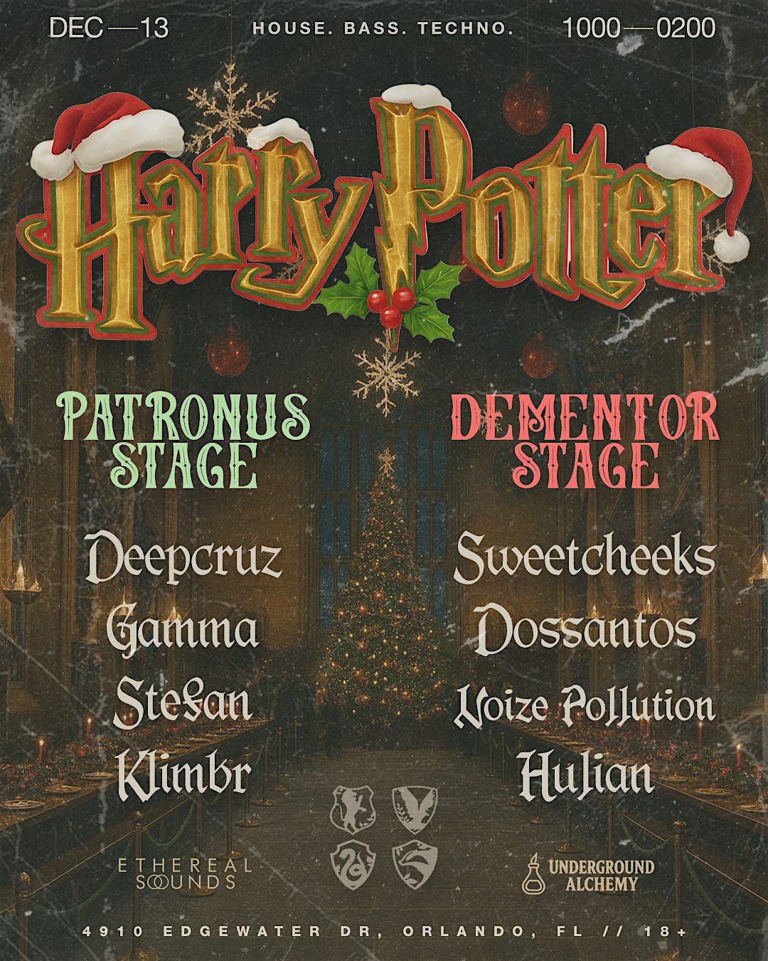 Harry Potter Rave, 13 December | Event in Orlando | AllEvents