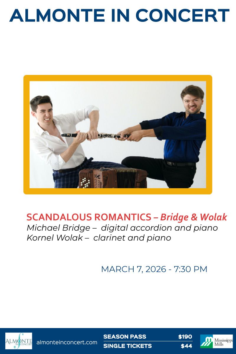 Bridge and Wolak - Scandalous Romantics at Isabel Bader Centre for the Performing Arts, 15 February | AllEvents