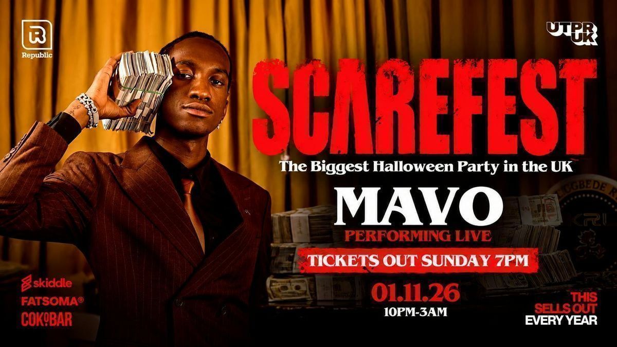 SCAREFEST Presents MAVO LIVE IN LEICESTER , Club Republic, Leicester, 1 ...