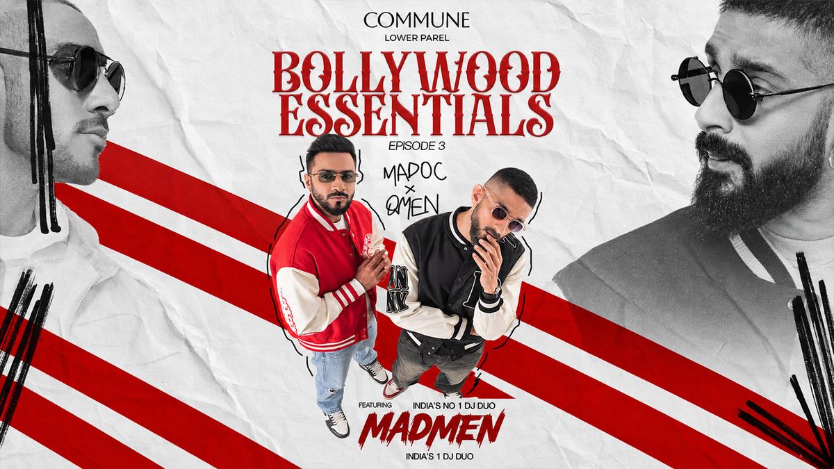 Bollywood Essentials ft MADMEN — event poster